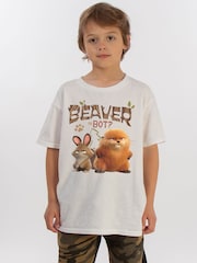 Brands In White Disney Hoppers Beaver Or Bot T-Shirt - Image 1 of 5