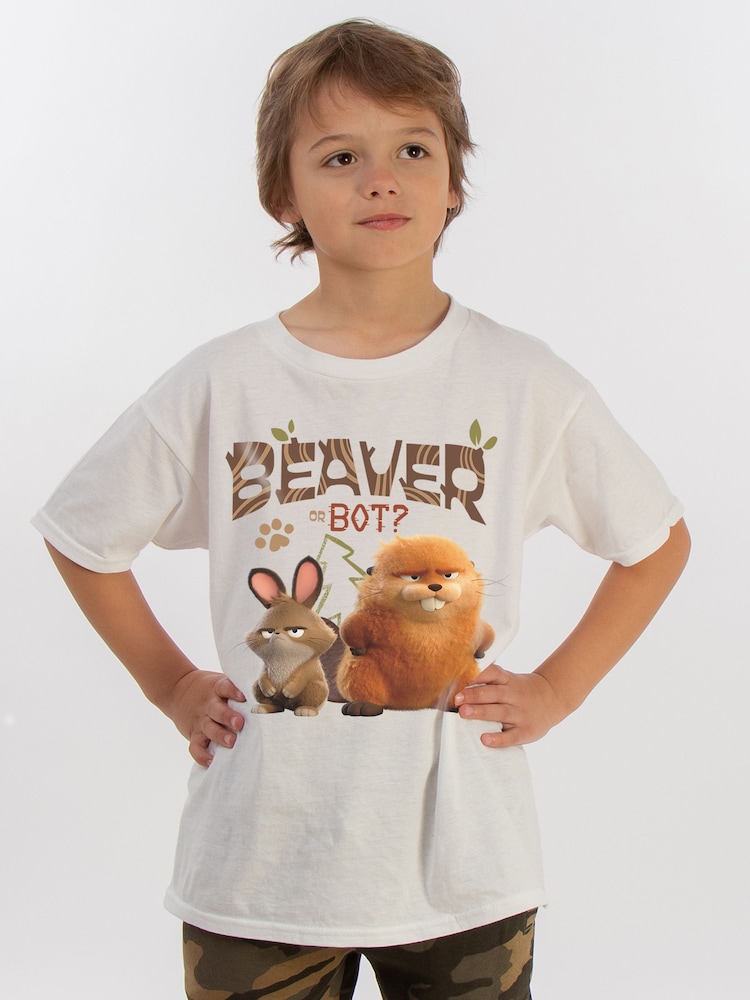 Brands In White Disney Hoppers Beaver Or Bot T-Shirt - Image 2 of 5