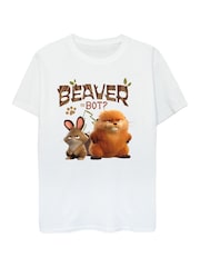 Brands In White Disney Hoppers Beaver Or Bot T-Shirt - Image 3 of 5