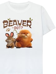 Brands In White Disney Hoppers Beaver Or Bot T-Shirt - Image 4 of 5