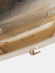Novo Gold Angel Hardware Detail Chain Clutch Bag - Image 3 of 3