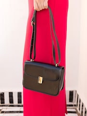 Novo Black Argentina Hardware Cross-Body Adjustable Bag - Image 1 of 5