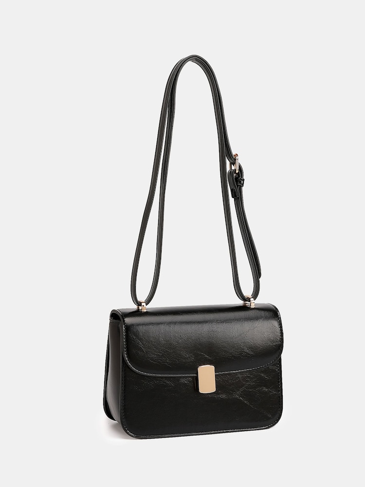 Novo Black Argentina Hardware Cross-Body Adjustable Bag - Image 2 of 5