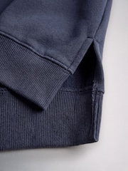 The Set 2 Pack Trophy Neck Maternity Sweat Tops Navy Blue/Oat - Image 5 of 6