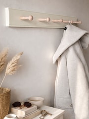 Laura Ashley Natural Ribbed Coat Hook - Image 1 of 4