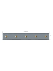 Laura Ashley Grey Ribbed Coat Hook - Image 3 of 4