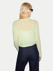 Jigsaw Green Merino Cashmere V-Neck Cardigan - Image 4 of 5