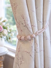 Laura Ashley Set of 2 Pink Marrion Tiebacks - Image 1 of 2