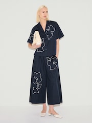 Jigsaw Cut Out Embroidery Hosen - Bild 4 von 4