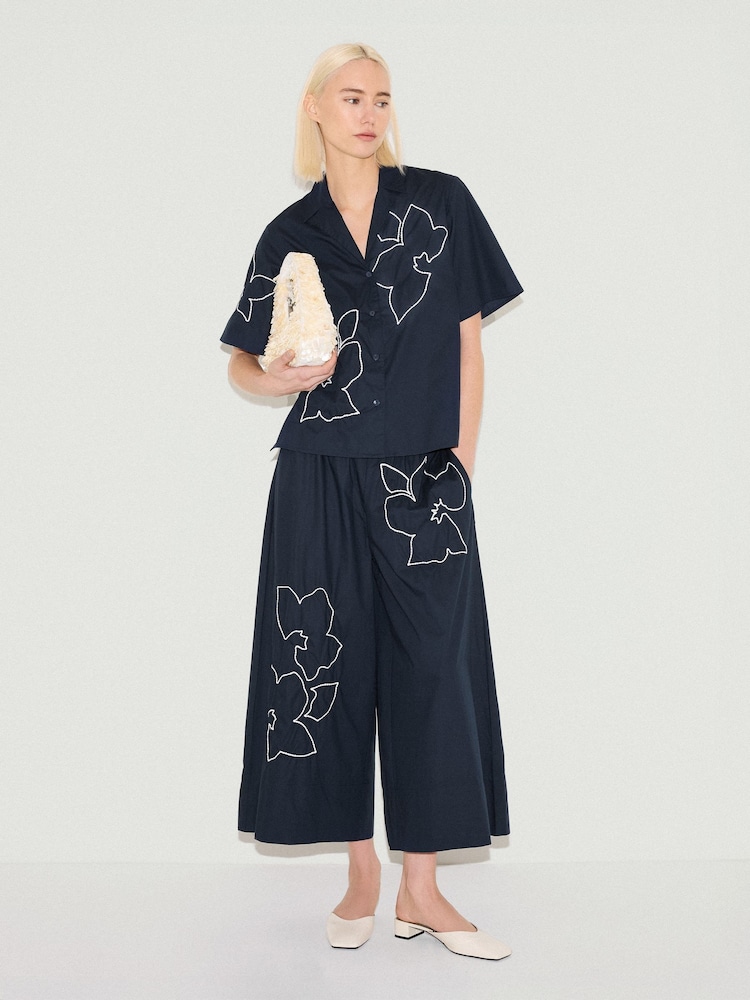 Jigsaw Cut Out Embroidery Hosen - Bild 4 von 4