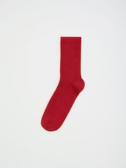 Rouge et chocolat - Chaussettes en coton côtelé Friends Like These 5 Lot de 0 - Image 7 sur 9