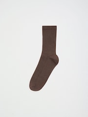 Bleu cobalt - Chaussettes en coton côtelé Friends Like These 5 Lot de 0 - Image 5 de 10