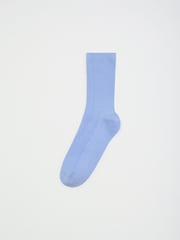 Bleu cobalt - Chaussettes en coton côtelé Friends Like These 5 Lot de 0 - Image 8 de 10
