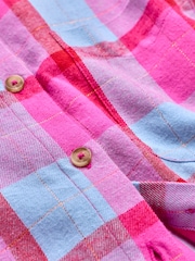 FatFace Olivia Pink Petite Check Shirt - Image 6 of 6
