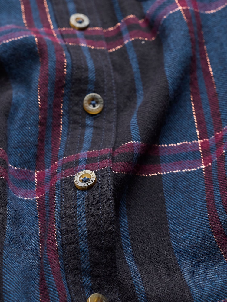 FatFace Olivia Navy Petite Check Shirt - Image 6 of 6 FatFace Olivia Navy Petite Check Shirt - Image 6 of 6