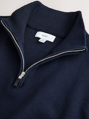 Black/Navy Quarter Zip Jumpers 2 Pack - Image 6 of 13