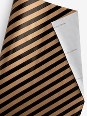 Rockett St George Gold Stripe 3 Metre Wrapping Paper - Image 1 of 2