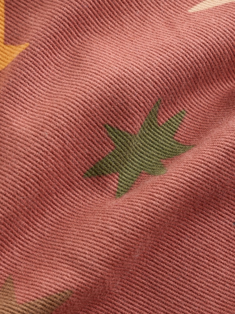 Rust Brown All Over Print Stars Twill Printed Overshirt (3mths-7yrs) - Image 5 of 5 Rust Brown All Over Print Stars Twill Printed Overshirt (3mths-7yrs) - Image 5 of 5