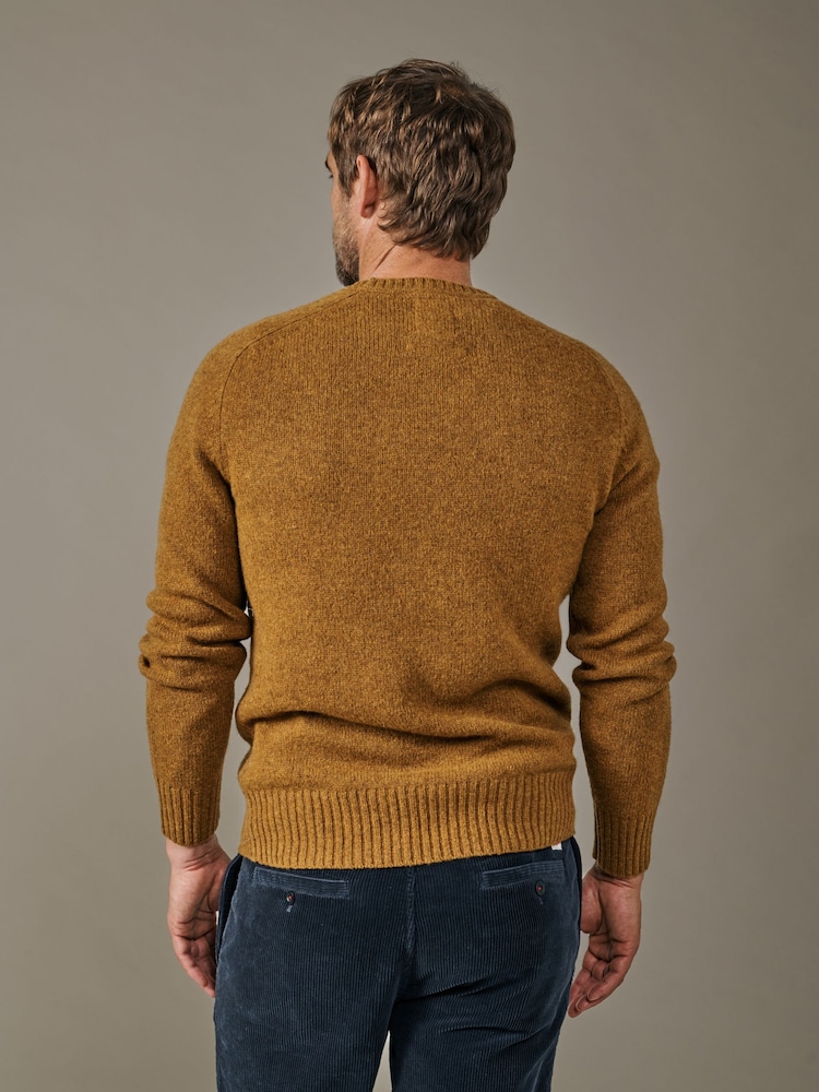 Suéter de cuello redondo Prestwick Shetland de Aubin - Imagen 2 de 4
