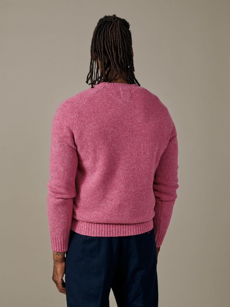 Aubin Prestwick Shetland Crew Jumper - Image 2 of 5