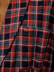 Aubin Red Rupert Flannel Dressing Gown - Image 3 of 3
