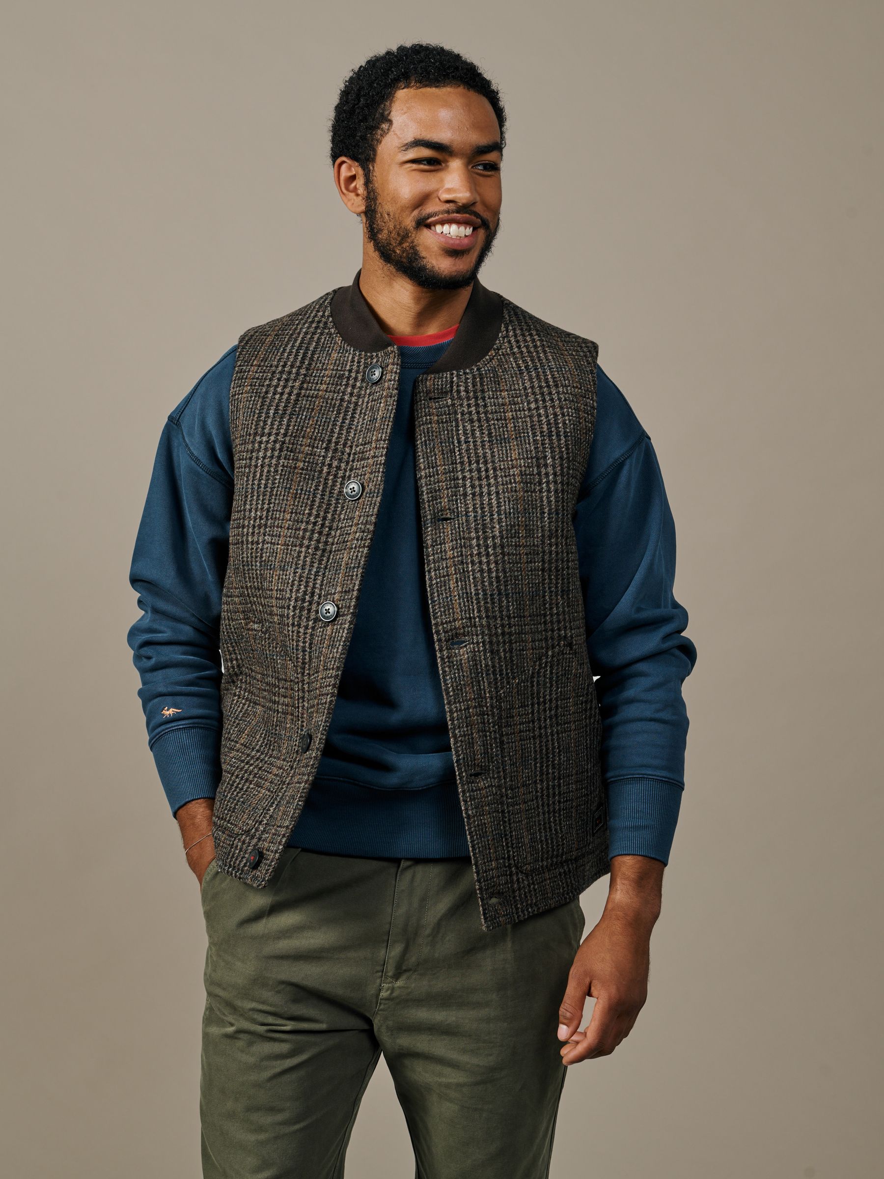 gypsophila【Sucre Gilet】 Buy Aubin Grey Humby Wool Gilet from Next USA