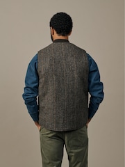 Aubin Grey Humby Wool Gilet - Image 3 of 5
