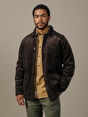Aubin Tothby Cord Car Brown Coat - Image 1 of 3