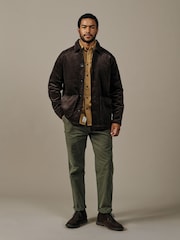 Aubin Tothby Cord Car Brown Coat - Image 3 of 3