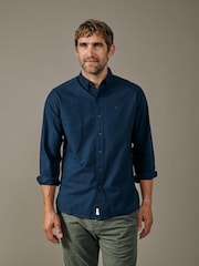 Aubin Blue Alder Oxford Shirt - Image 1 of 6