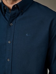 Aubin Blue Alder Oxford Shirt - Image 4 of 6