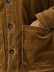 Aubin Tothby Cord Car Brown Coat - Image 3 of 3