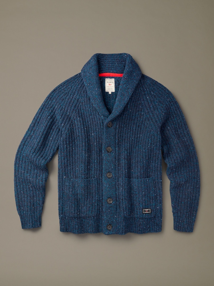 Aubin Blue Helston Twist Cardigan - Image 1 of 1