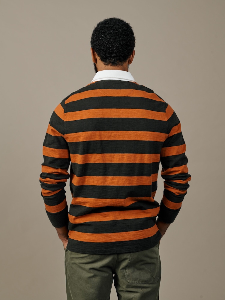 Aubin Black Irnham Rugby Shirt - Image 2 of 4