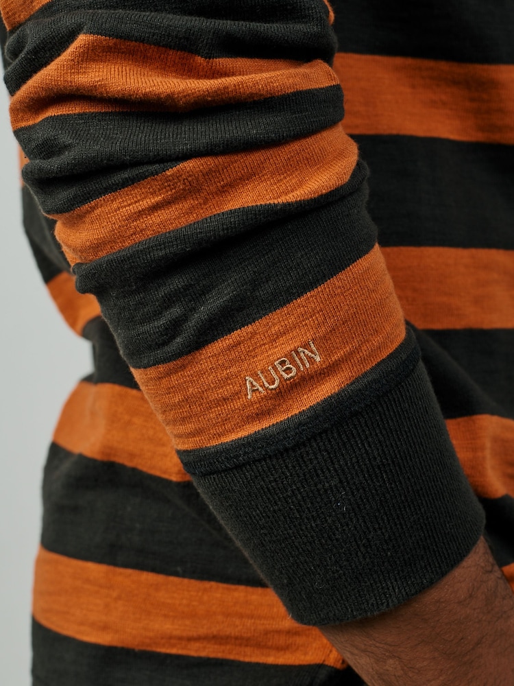 Aubin Black Irnham Rugby Shirt - Image 4 of 4