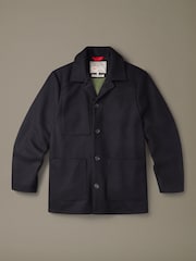 Aubin Black Oasby Wool Car Coat - Image 5 of 6