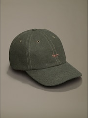 Aubin Green Bagby Flannel Cap - Image 1 of 2