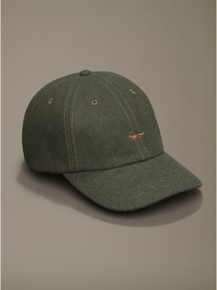 Aubin Green Bagby Flannel Cap - Image 1 of 2