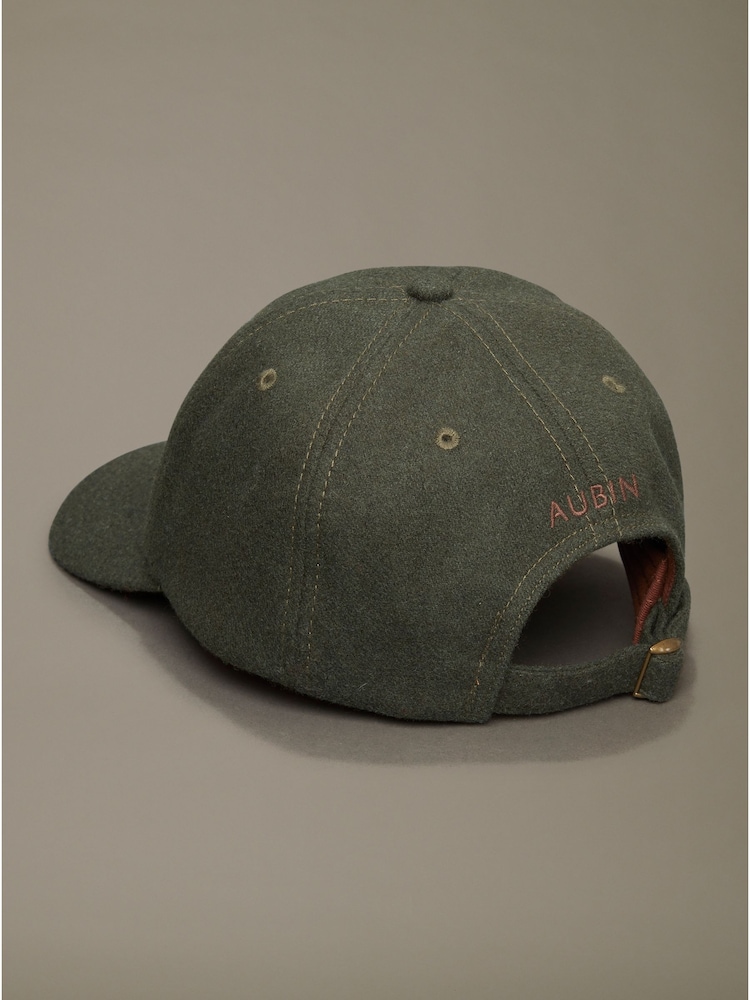 Aubin Green Bagby Flannel Cap - Image 2 of 2