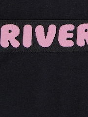 حزمة من 5 قطع ملابس داخلية بخصر منخفض بشعار من River Island - صورة 2 من 3