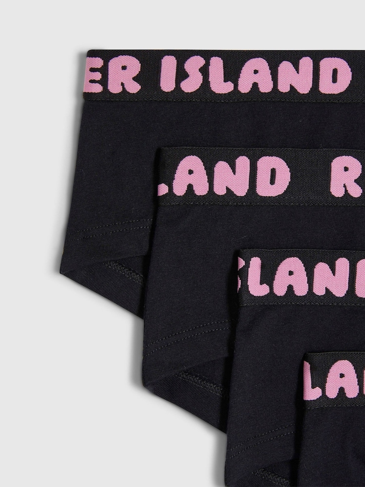 حزمة من 5 قطع ملابس داخلية بخصر منخفض بشعار من River Island - صورة 3 من 3 حزمة من 5 قطع ملابس داخلية بخصر منخفض بشعار من River Island - صورة 3 من 3