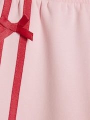 River Island Pink Bow T-Shirt & Joggers Set - Image 4 of 5
