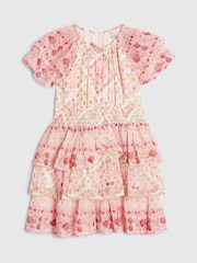 Damit na Cherry Chiffon ng River Island - Larawan 1 ng 4