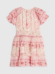Damit na Cherry Chiffon ng River Island - Larawan 2 ng 4