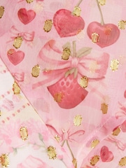 Damit na Cherry Chiffon ng River Island - Larawan 4 ng 4