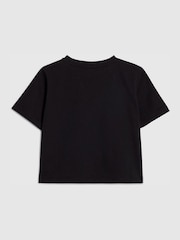 River Island Black Bow Charm T-Shirt - Image 2 of 4