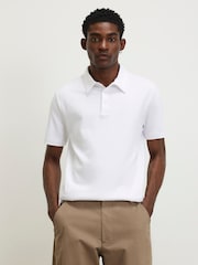 River Island Blue Slim Fit Essential Polo Shirts 2 Pack - Image 2 of 6