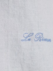 River Island Blue Long Sleeve Linen Shirt & Shorts Set - Image 4 of 5