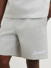 River Island Grey Regular Fit Scuba Shorts - Image 4 of 4