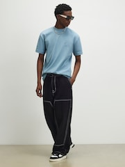 River Island Blue Regular Fit RXR T-Shirt - Image 1 of 4
